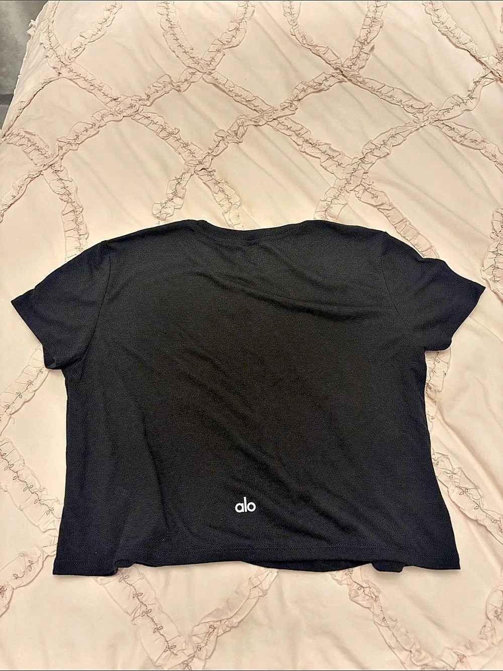 Alo Black Short Sleeve Tee Like New